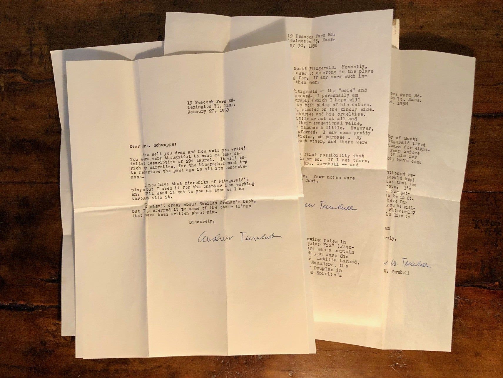 Scott Fitzgerald - Presentation copy WITH author c