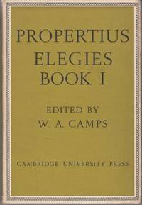image of Propertius: Elegies: Book 1