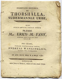 Dissertatio historica, de Thorshälla, Sudermanniæ…