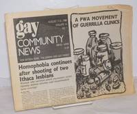image of GCN: Gay Community News; the weekly for lesbians and gay males; vol. 16, #5, August 7-13, 1988; A PWA Movement of Guerilla Tactics