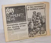 GCN: Gay Community News; the weekly for lesbians and gay males; vol. 16, #5, August 7-13, 1988; A PWA Movement of Guerilla Tactics