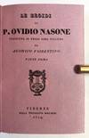 Le Eroidi di P. Ovidio Nasone tradotte in terza rima Italiana da Agomico Fiorentino. Parte prima [all published]