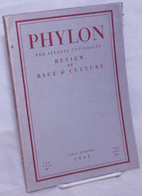 image of Phylon: the Atlanta University review of race and culture vol. 3, #1; first quarter 1942