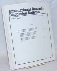 image of International internal discussion bulletin, vol. 15, no. 1, March, 1978 to no. 7, December, 1978