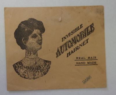 INVISIBLE AUTOMOBILE HAIRNET, REAL HAIR, HAND MADE