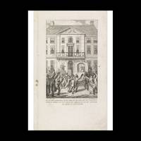 The horses relax from the carriage, and those drawn by the people, upon the arrival of Her Royal...