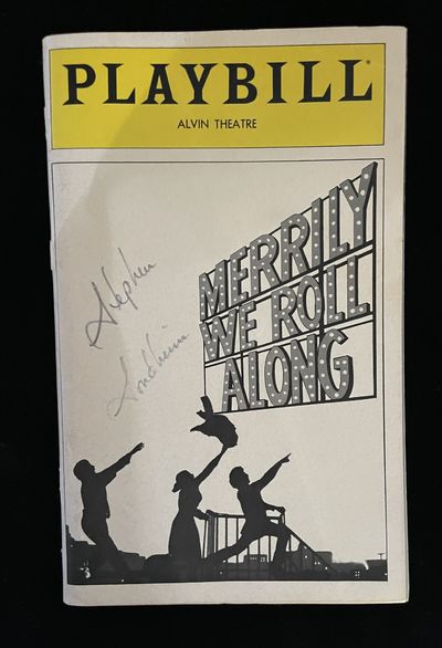 MERRILY WE ROLL ALONG (PLAYBILL SIGNED BY SONDHEIM)