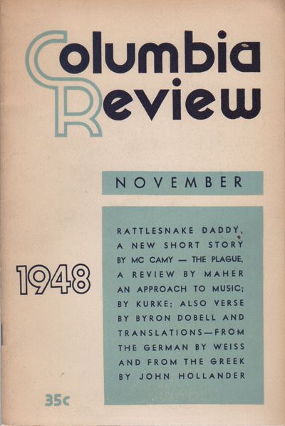 COLUMBIA REVIEW - Vol. 28 No. 5 - November 1948
