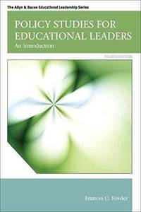 Policy Studies for Educational Leaders