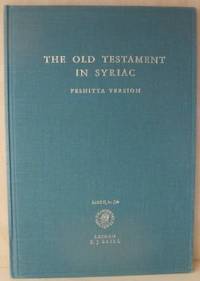The Old Testament in Syriac according to the…