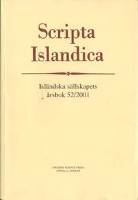 Scripta Islandica. Isländska sällskapets årsbok…