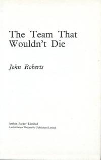 image of The Team That Wouldn't Die : The Story of the Busby Babes