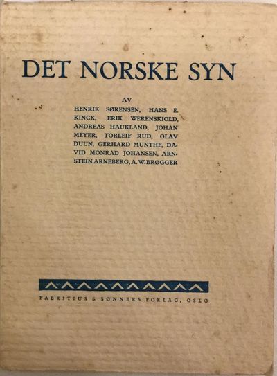 Et skrift i dagens strid. Av Henrik Sørensen.…