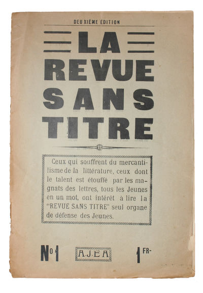 L'Ange du morbide (Conte). [In: La Revue sans…