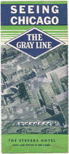 1939 Seeing Chicago Advertising Brochure from the Gray Line