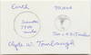 SIGNED OIGINAL ART. Earth and Mars Drawing Signed on 3 x 5 card
