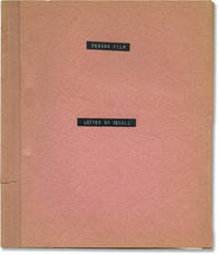 Letter of Recall (Original treatment script for an unproduced film)