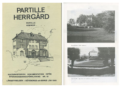 Partille herrgård. Partille kommun.…