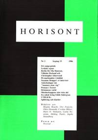 Horisont. Nr 3. Årgång 33. 1986.