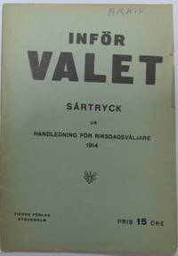 Inför valet.