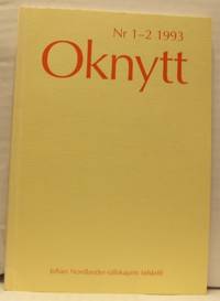 Oknytt Nr. 1-2. 1993. Medlemsblad för Johan…