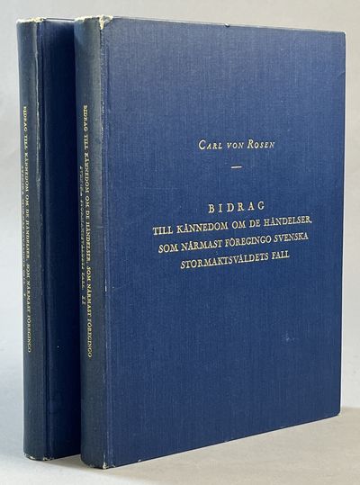 Bidrag till kännedom om de händelser, som närmast…