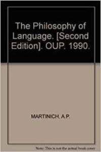 Philosophy of Language, The