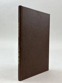 THE LAWS OF WAR, AFFECTING COMMERCE AND SHIPPING. [Presentation Copy]