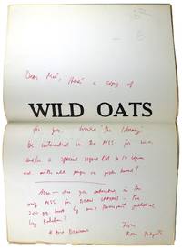 Wild Oats [Inscribed and Signed by Padgett]
