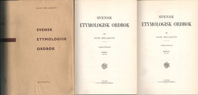 SVENSK ETYMOLOGISK ORDBOK.