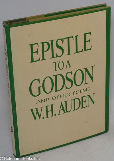 Epistle to a Godson and other poems