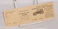image of Dominion Day Dance. July 1st, 1927 at Regina Labor Temple