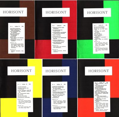 Horisont. Nr 1-6. Årgång 28. 1981.