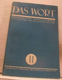 Das Wort. 11/1937. Literarische Monatsschrift.