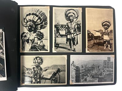  Early 20th century 1930s-40s, international travel photo album composed by an American man named Ja...