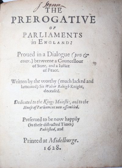 Midelburge, given on title page, but actually London: T. Cotes (No publisher name given in book), 16...