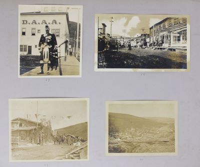 [Vernacular Photograph Album, with Typed Caption List, Containing Over One Hundred Images of the Alaskan Gold Rush and Canadian Northwest]