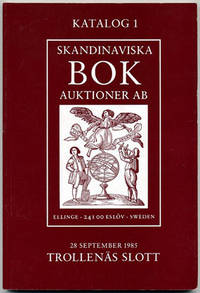 Katalog 1/ auction 1. Böcker, planschverk,…