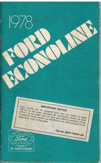 cover of 1978 FORD ECONOLINE Owner's Guide