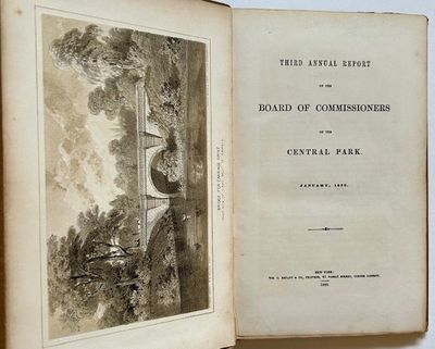 Third Annual Report of the Board of Commissioners of the Central Park (January, 1860)