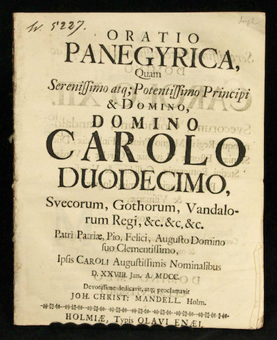 Oratio panegyrica, quam serenissimo atq;…