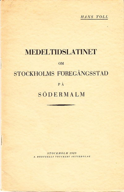 Medeltidslatinet om Stockholms föregångsstad på…