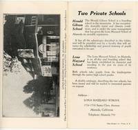 Children's Summer Resort, Castle Hot Springs Brochure