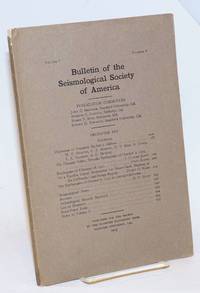 image of Bulletin of the Seismological Society of America, Vol. 5, No. 4, December 1915