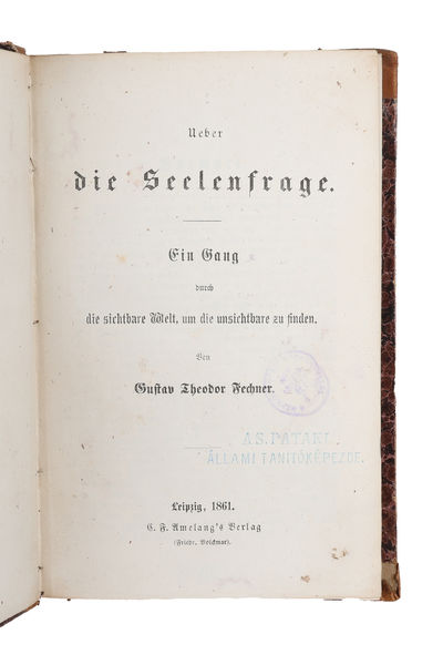 Ueber die Seelenfrage. Ein Gang durch die…