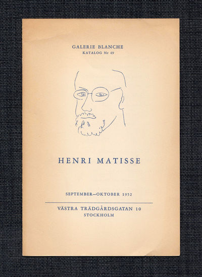 Henri Matisse. September-oktober 1952. Galerie…