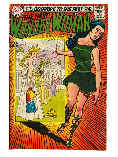 The New Wonder Woman!" First Issue in Wonder Woman's 'Mod Era', 1968