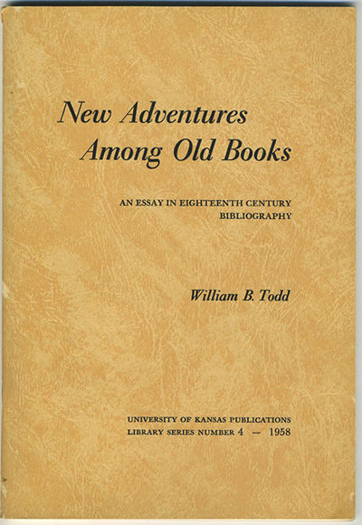 New adventures among old books. An essay in…