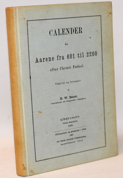 Calender for Aarene fra 601 til 2200 efter…