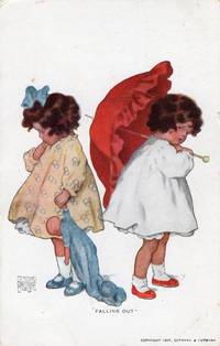 image of Original 1911 Bessie Collins Pease Postcard "The Falling Out"